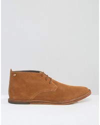 beige Chukka-Stiefel aus Wildleder von Frank Wright