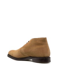 beige Chukka-Stiefel aus Wildleder von Church's