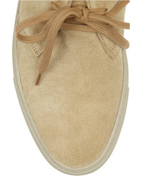 beige Chukka-Stiefel aus Wildleder von Common Projects