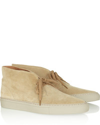 beige Chukka-Stiefel aus Wildleder von Common Projects