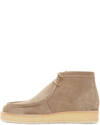 beige Chukka-Stiefel aus Wildleder von Pierre Hardy