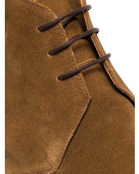 beige Chukka-Stiefel aus Wildleder von Grenson