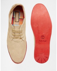 beige Chukka-Stiefel von Timberland