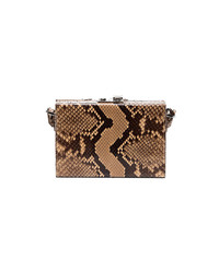 beige Clutch mit Schlangenmuster von Calvin Klein 205W39nyc