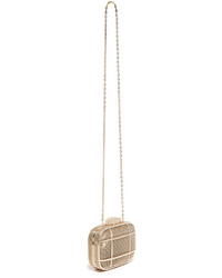 beige Clutch von Whiting & Davis