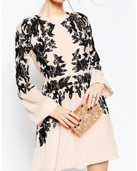 beige Clutch von Asos