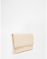 beige Clutch von Asos