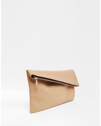 beige Clutch von Asos