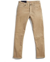 beige Cord Chinohose