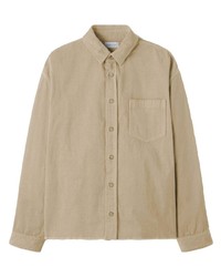 beige Cordlangarmhemd von John Elliott