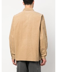 beige Cordlangarmhemd von Carhartt WIP