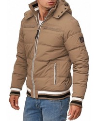 beige Daunenjacke von INDICODE