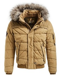 beige Daunenjacke von khujo