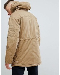 beige Daunenjacke von Pull&Bear