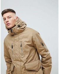 beige Daunenjacke von Pull&Bear