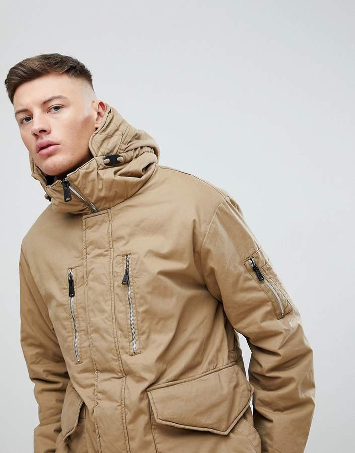 pull&bear parka jacket