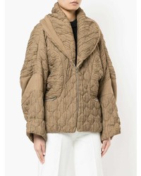 beige Daunenjacke von Issey Miyake Vintage