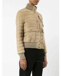 beige Daunenjacke von Moncler