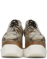 beige Derby Schuhe von Stella McCartney