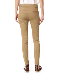 beige enge Hose von Veronica Beard