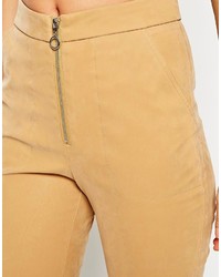 beige enge Hose von Asos