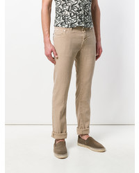 beige enge Jeans von Jacob Cohen