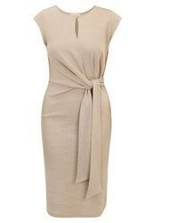 beige Etuikleid von Cartoon