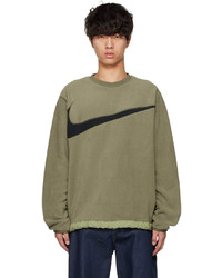 beige Fleece-Sweatshirt von Nike