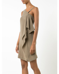 beige gerade geschnittenes Kleid von Isabel Benenato