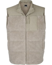beige gesteppte ärmellose Jacke von BABISTA