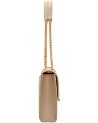 beige gesteppte Ledertaschen von Saint Laurent