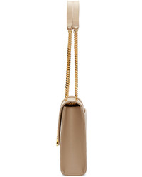 beige gesteppte Ledertaschen von Saint Laurent