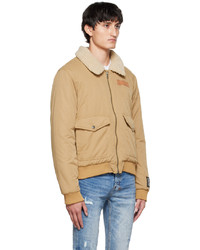 beige Harrington-Jacke von Ksubi