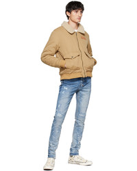 beige Harrington-Jacke von Ksubi