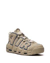 beige hohe Sneakers aus Leder von Nike