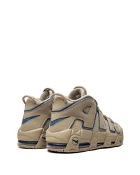 beige hohe Sneakers aus Leder von Nike