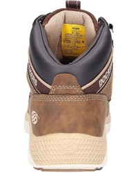 beige hohe Sneakers aus Leder von Dockers by Gerli