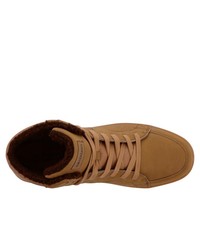 beige hohe Sneakers aus Leder von Kappa