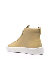 beige hohe Sneakers aus Leder von Camper