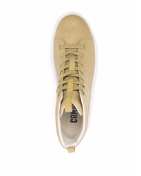 beige hohe Sneakers aus Leder von Camper