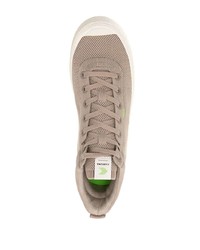 beige hohe Sneakers aus Segeltuch von Cariuma