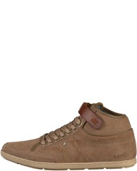 beige hohe Sneakers aus Wildleder von Boxfresh