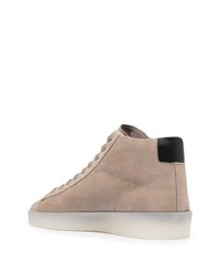 beige hohe Sneakers aus Wildleder von FEAR OF GOD ESSENTIALS