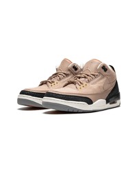 beige hohe Sneakers aus Wildleder von Jordan