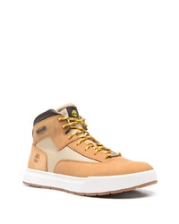 beige hohe Sneakers aus Wildleder von Timberland