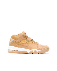 beige hohe Sneakers aus Wildleder von Nike