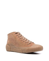 beige hohe Sneakers aus Wildleder von Kenzo