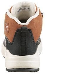 beige hohe Sneakers aus Wildleder von Skechers