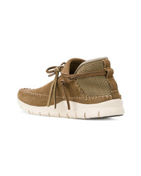 beige hohe Sneakers aus Wildleder von VISVIM