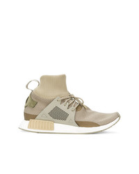 beige hohe Sneakers von adidas